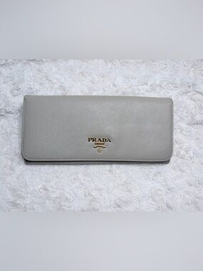 Prada Large Saffiano Leather Wallet